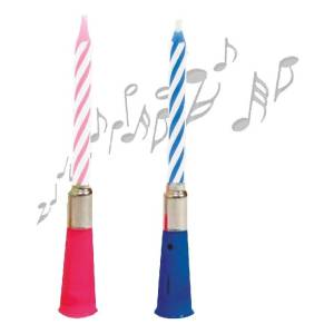 Vela Musical De 12cm Velita De Cumpleaños