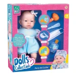 Muñeca Bebé Dolls Collection Hora De Cuidar Mundo Kanata