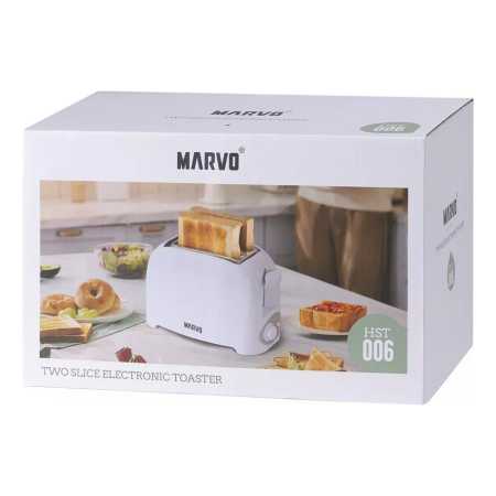 Tostadora 2 Panes Marvo Hst-006 750w Con 7 Niveles De Temp - Imagen 2