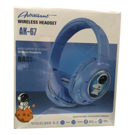 Auriculares Vincha Inalámbrico Spaceman Ak-67 Infantil - Imagen 5