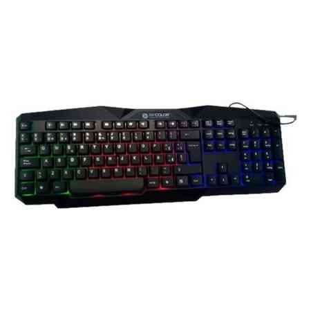 Teclado Rip Color Gaming C0401u Usb Ultra Delgado Kanata