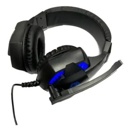 Auricular Gamer Ripcolor Rp-d029na Negro Con Azul Kanata - Imagen 3