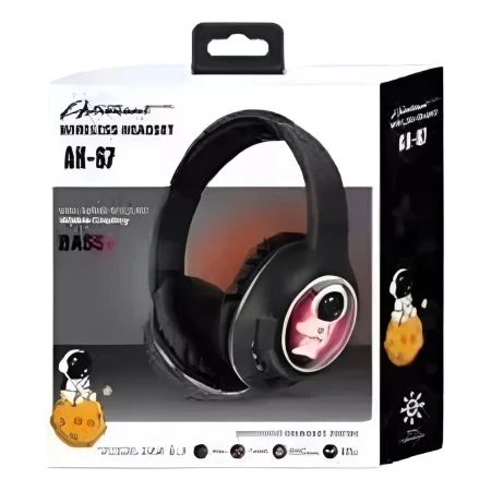 Auriculares Vincha Inalámbrico Spaceman Ak-67 Infantil - Imagen 3