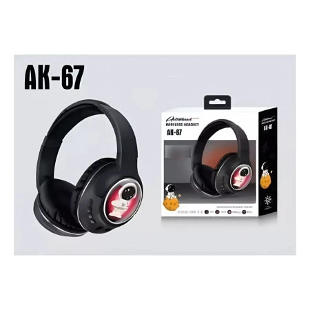 Auriculares Vincha Inalámbrico Spaceman Ak-67 Infantil - Imagen 2