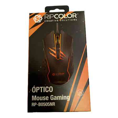 Mouse Gamer Ripcolor Rp-b0505nr Color Negro Mundo Kanata