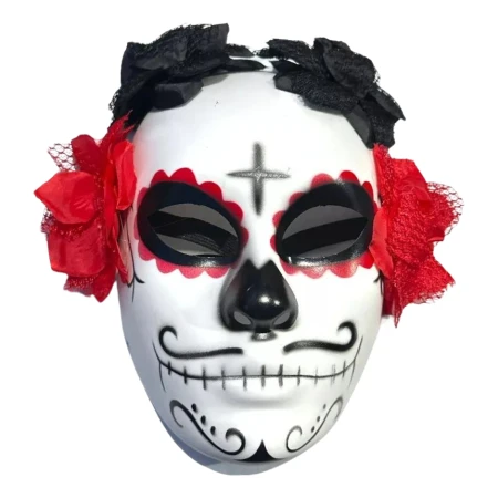 Mascaras Halloween Calavera Esqueleto Carnaval Fiesta Mujer