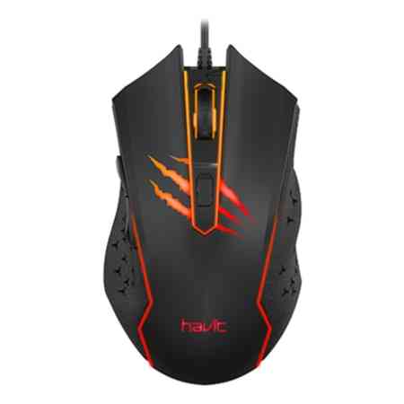 Mouse Gamer Gaming Havit Hv-ms1027 2400dpi 6 Botones Negro