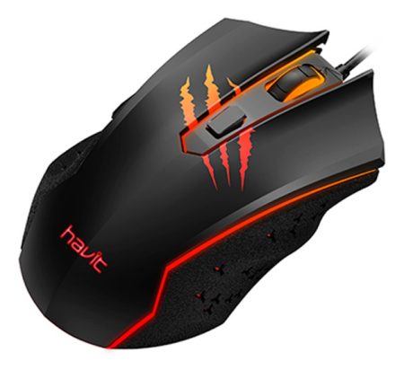 Mouse Gamer Gaming Havit Hv-ms1027 2400dpi 6 Botones Negro - Image 2