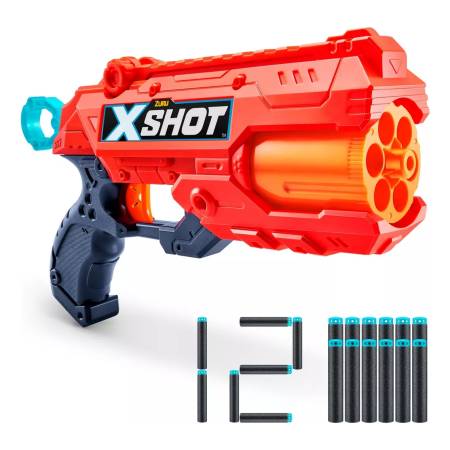 Pistola X - Shot Reflex 6. Original. Incluye 12 Dardos - Imagen 3