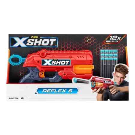 Pistola X - Shot Reflex 6. Original. Incluye 12 Dardos