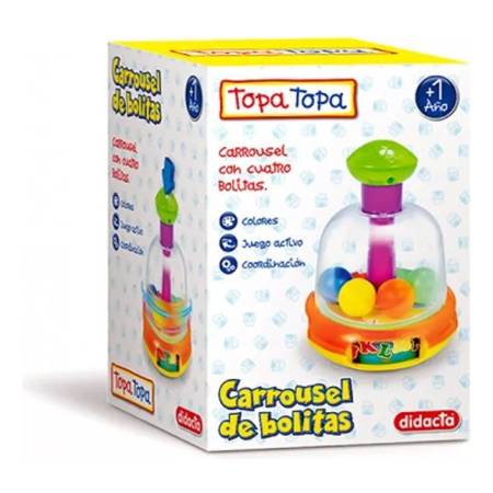 Juego De Mesa Didacta Carrousel De Bolitas Niños Niñas - Imagen 2