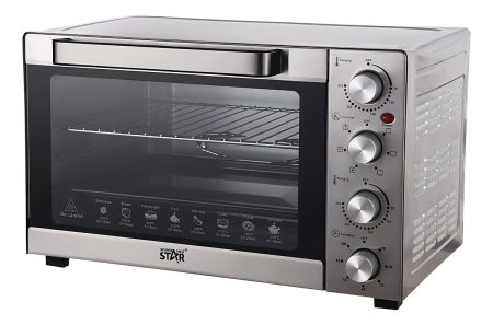 Horno De Mesa Eléctrico 60lts. 1900w Con Accesorios Kanata