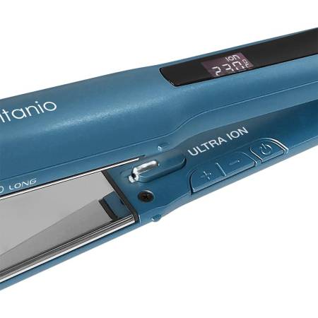 Planchita De Pelo Ga.ma Italy Starlight W&l Blue Titanio 3d - Imagen 6