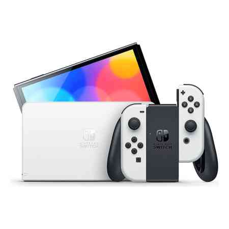 Nintendo Switch Oled 64gb Color Blanco/negro Mundo Kanata