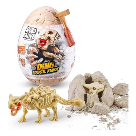Figura Huevo Robo Alive Dino Fossil Find De Zuru Kanata - Imagen 4