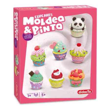 Juego Infantil Moldea Y Pinta Cupcake Mundo Kanata