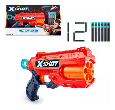 Pistola X - Shot Reflex 6. Original. Incluye 12 Dardos - Image 2