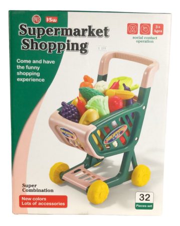 Carrito De Supermercado Con 10 Frutas De Corte Kanata