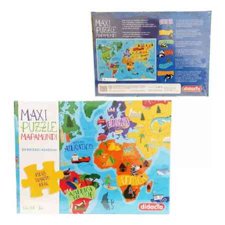 Juego De Mesa Maxi Puzzle El Planiferio Didacta Kanata