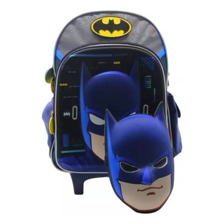 Mochila Escolar 40 Cm - Batman + Sacapuntas Mundo Kanata - Imagen 3