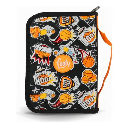 Cartuchera Escolar Despegable Basquet Footy Lanus - Imagen 2