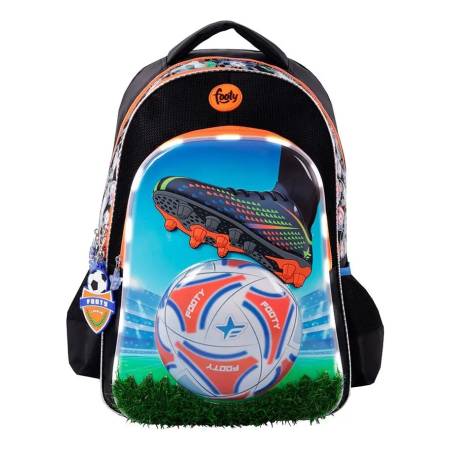 Mochila 40 Cm Con Luz - Footy Mundo Kanata