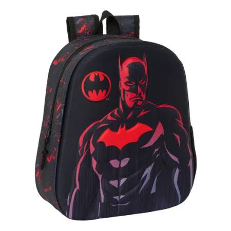 Mochila 3d Safta Batman De Espalda 33 Cm Kanata