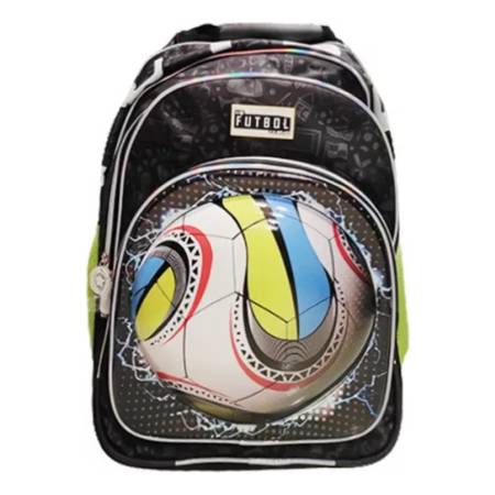 Mochila Fútbol Pelota 3d Mundo Kanata