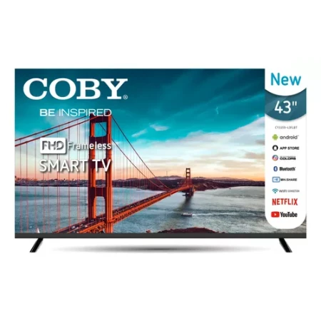 Smart Tv 43 Coby Full Hd Sin Bordes - Imagen 2