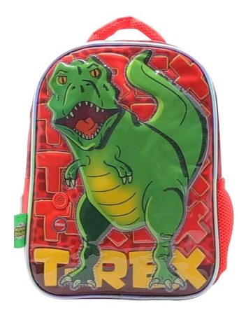 Mochila De Espalda Dinosaurio Jardín 12 Mundo Dinos Infantil