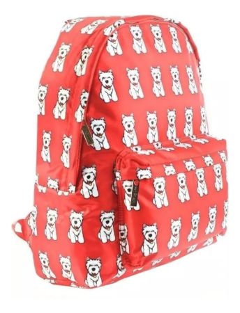 Mochila Boston Pet Friends Roja Westie Teen - 91201a - Imagen 2