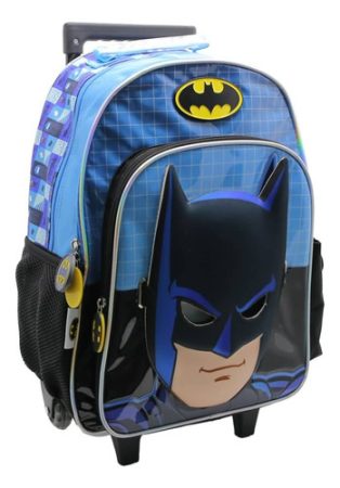 Mochila Escolar Dc Liga De La Justicia Batman Mascara Carro - Imagen 2