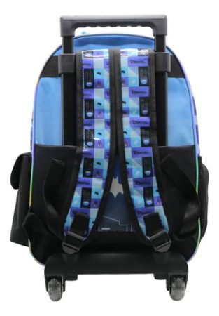 Mochila Escolar Dc Liga De La Justicia Batman Mascara Carro - Imagen 3