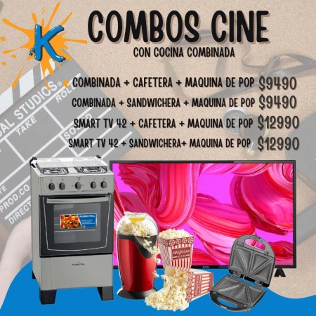 Cocina combinada + Cafetera + Maquina Pop