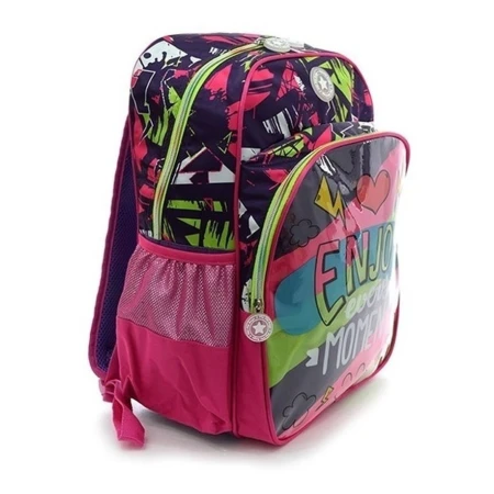 Mochila Enjoy 16 Pulgadas Escolar De Espalda Phi Phi Bags
