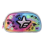 Cartuchera Star Footy Doble Cierre Hologram Luz Led