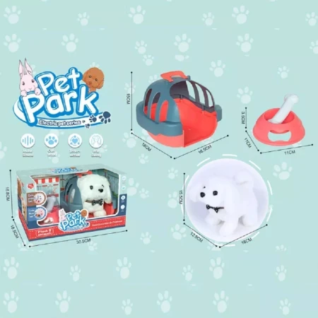 Peluche Perro Que Ladra Y Camina Con Accesorios Mundo Kanata - Imagen 2