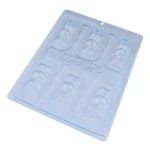 Molde Para Huevos De Pascua De 12g C/u Triple Para Restos