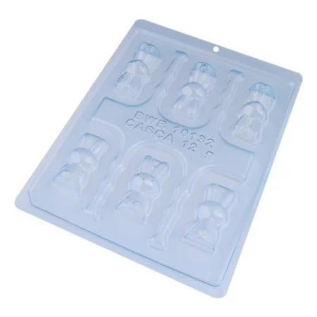 Molde Para Huevos De Pascua De 12g C/u Triple Para Restos