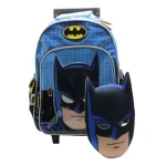 Mochila Escolar Dc Liga De La Justicia Batman Mascara Carro