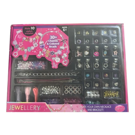Kit Para Hacer Joyas Juego De Cuentas De Colores Para Niños - Imagen 3