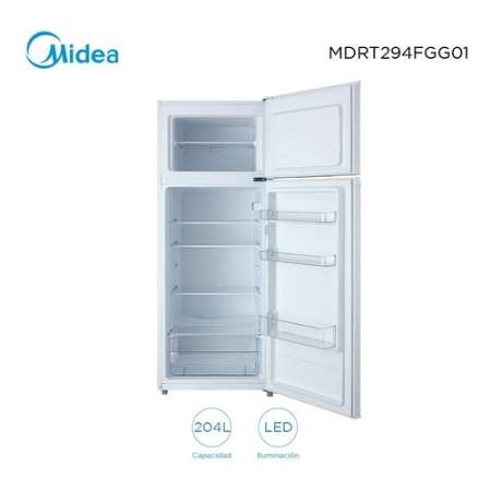Heladera Refrigerador Midea 204 Lt Blanco Frío Humedo - Imagen 3