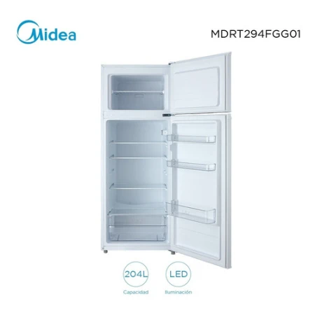 Heladera Refrigerador Midea 204 Lt Blanco Frío Humedo - Imagen 3