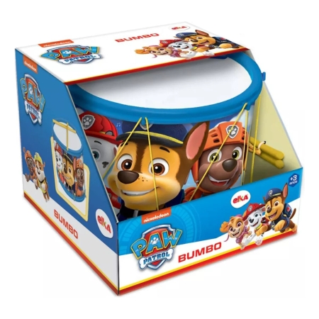 Paw Patrol. Tambor. Incluye Palillos. Mundo Kanata