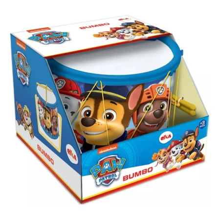 Paw Patrol. Tambor. Incluye Palillos. Mundo Kanata