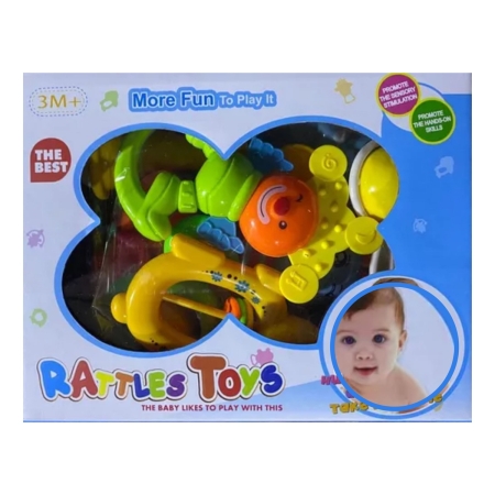 Sonajeros 6 En Caja Ratles Toy