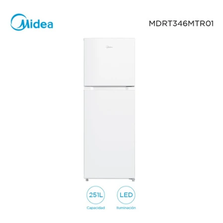 Midea Heladera 251l Mdrt346mtr01 Color Blanco Mundo Kanata - Imagen 2