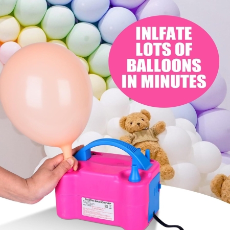Inflador De Globos Eléctrico Para Llenado Rápido Kanata - Imagen 4