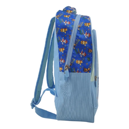 Mochila Infantil Paw Patrol Grande 40 X 30 Cm Celeste - Imagen 2