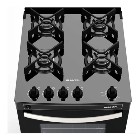 Cocina A Gas Punktal Pk-gl4b 3515 4 Hornallas Kanata - Imagen 3